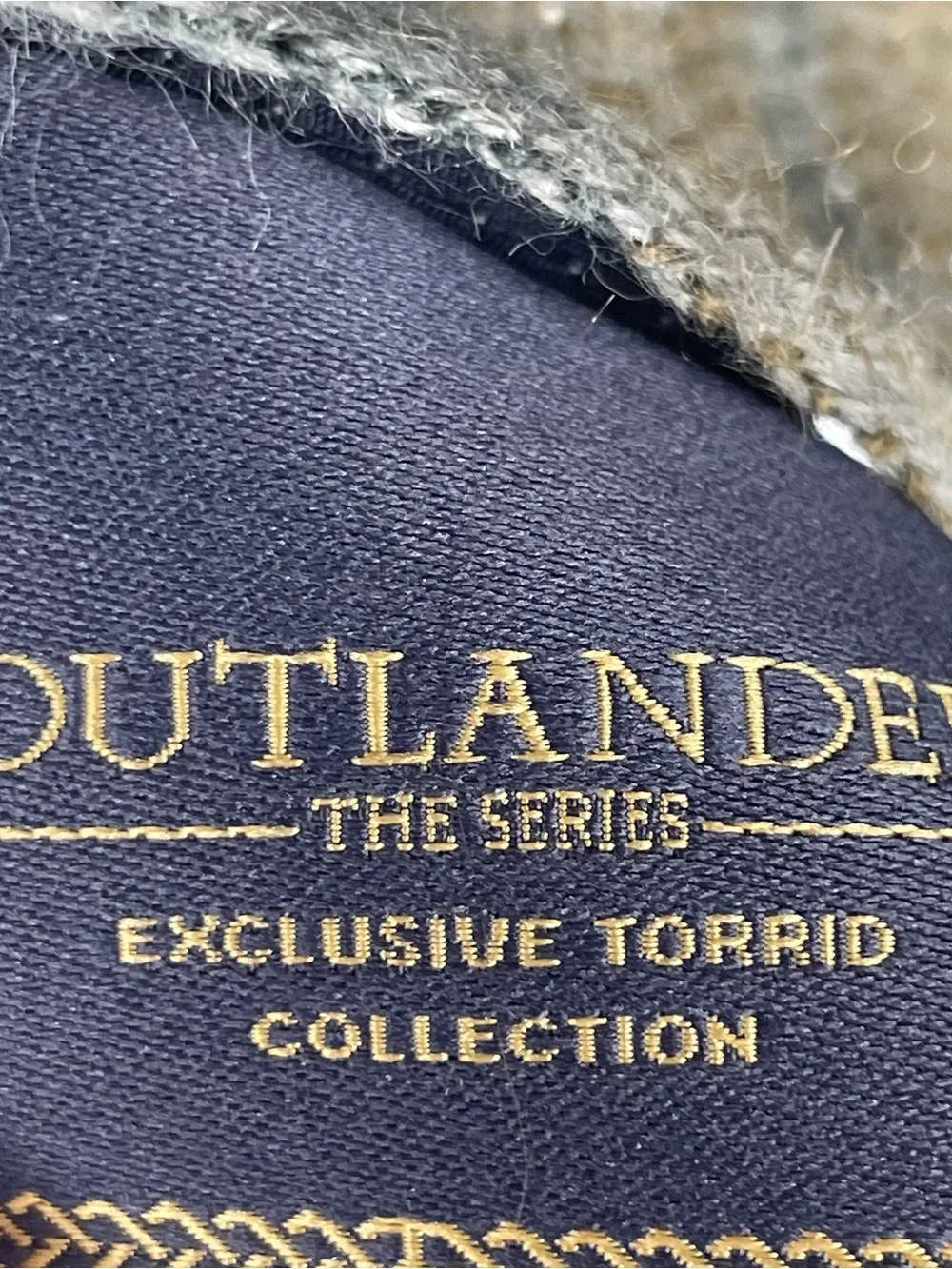 Torrid Outlander plaid scarf fringe wrap tartan